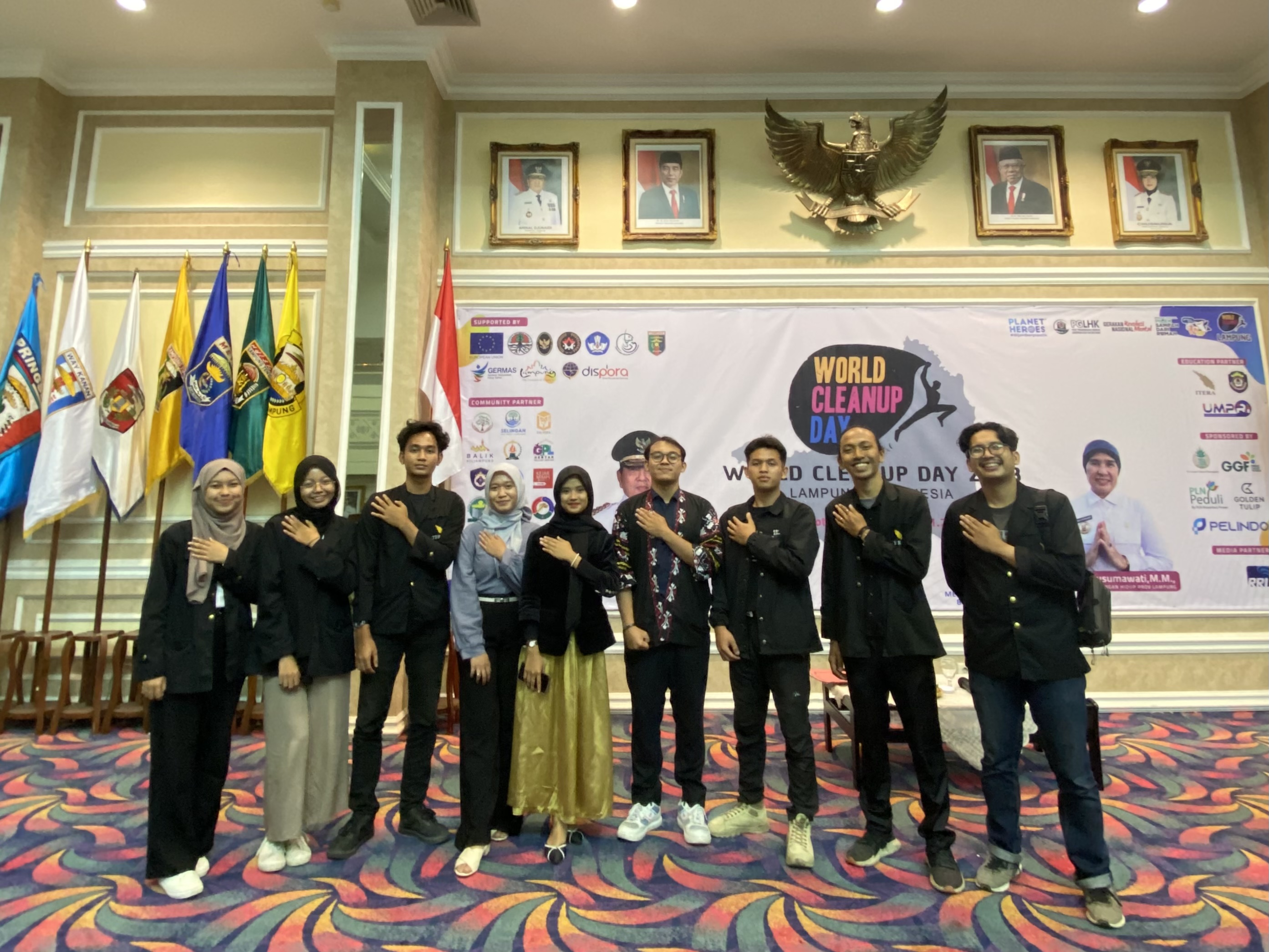 SDGs ITERA Aktif dalam World Cleanup Day, Kolaborasi dan Komitmen Bersama Atasi Permasalahan Sampah di Provinsi Lampung